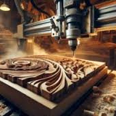 CNC routing in progress